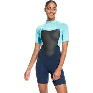Roxy - Roxy 2/2mm Prologue Back Zip Short Sleeve Springsuit good mood