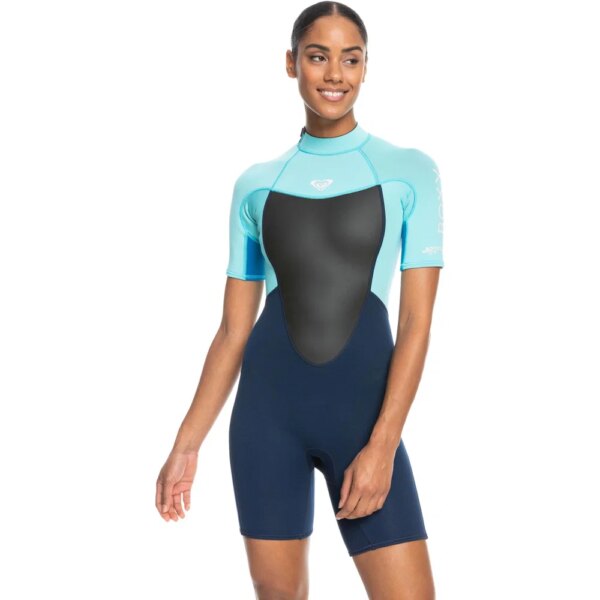 Roxy - Roxy 2/2mm Prologue Back Zip Short Sleeve Springsuit good mood