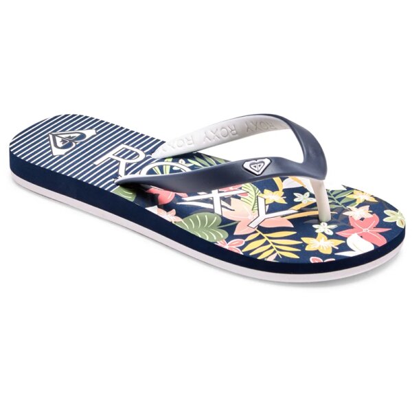 Roxy-Roxy-Tahiti-Sandalen-Maedchen-blau-gelb Roxy - Roxy Tahiti Sandalen Mädchen blau