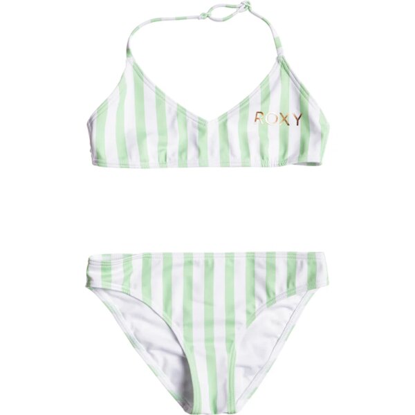Roxy-Roxy-Tropical-Time-Bikini-Maedchen-gruen-gruen Roxy - Roxy Tropical Time Bikini Mädchen grün