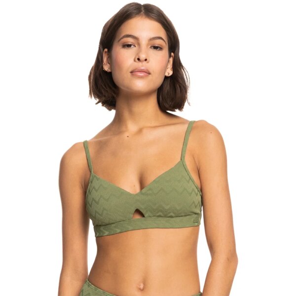Roxy-Roxy-Current-Coolness-Bikini-Top-loden-green-gruen Roxy - Roxy Current Coolness Bikini Top loden green