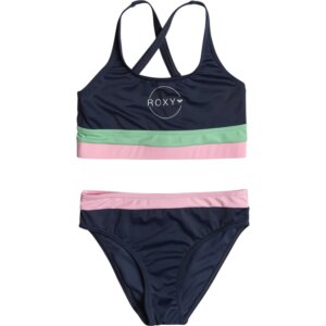 Roxy - Roxy Ilacabo Active Croptop Bikini Set Mädchen naval academy