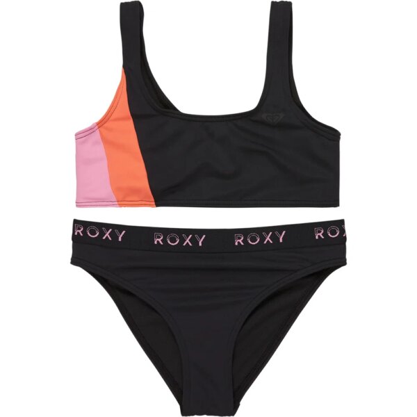 Roxy - Roxy Colorblock Bralette Bikini Set Mädchen anthrazit