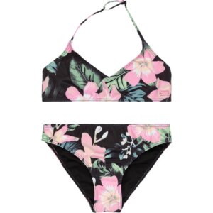 Roxy - Roxy Shadow Floral Brasic Bikini Mädchen anthracite shadow coral