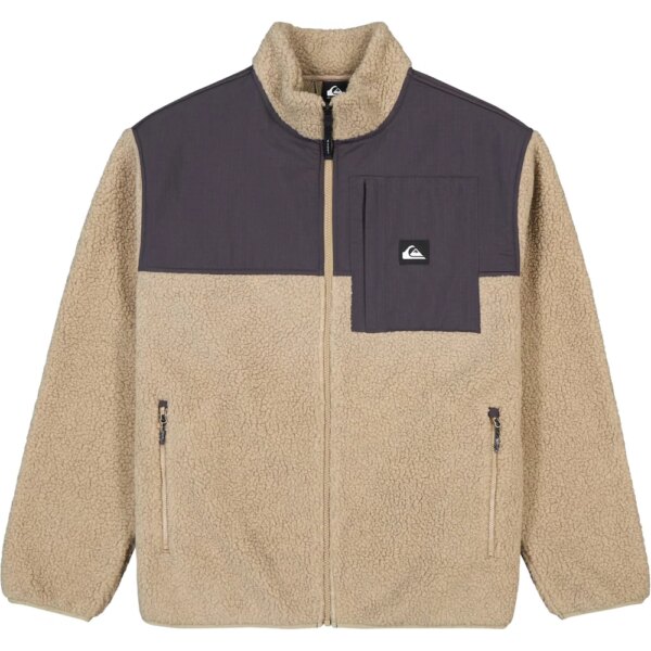 Quiksilver-Quiksilver-Shallow-Water-Fleecejacke-fallen-rock-braun Quiksilver - Quiksilver Shallow Water Fleecejacke fallen rock