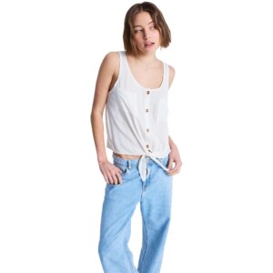 Roxy - Roxy Tropical Hill Bluse coconut milk
