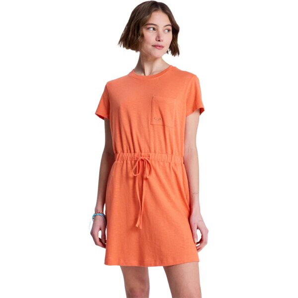 Roxy-Roxy-Sunny-Expeditio-T-Shirt-Kleid-camellia-orange Roxy - Roxy Sunny Expeditio T-Shirt-Kleid camellia
