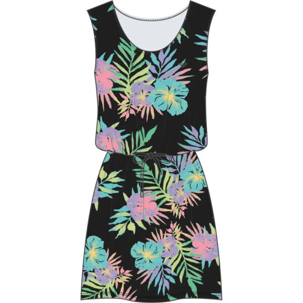 Roxy-Roxy-Surfs-Up-Kleid-Maedchen-anthracite-aquarella-active-grau Roxy - Roxy Surfs Up Kleid Mädchen anthracite aquarella active