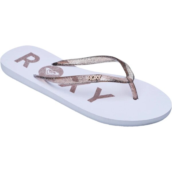 Roxy - Roxy Viva Sparkle Flip Flops coconut milk