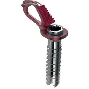 Blue - Ice Aero Lite Eisschraube 10cm rot