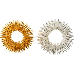 YY - Vertical Acupuncture Ring silver