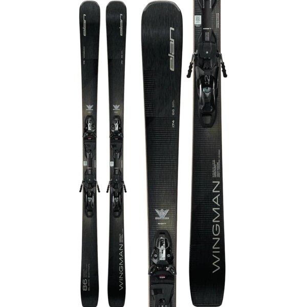 Elan-Elan-Wingman-86-Black-Edition-2526-Ski-inkl.-EMX-12.0-GripWalk®-Bindung-schwarz Elan - Elan Wingman 86 Black Edition 25/26 Ski inkl. EMX 12.0 GripWalk® Bindung
