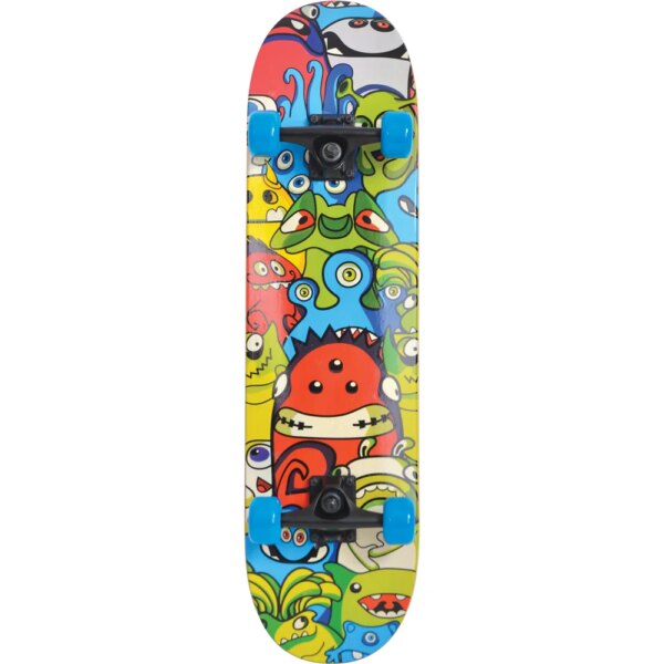 Schildkroet-Schildkroet-Slider-31-Skateboard-monsters-blau Schildkröt - Schildkröt Slider 31 Skateboard monsters