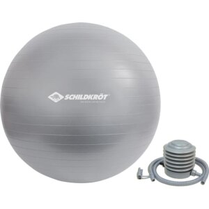 Schildkröt - Fitness Gymnastikball 55cm silber