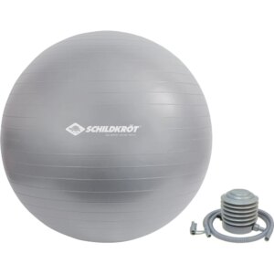 Schildkröt - Fitness Gymnastikball 65cm silber