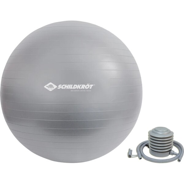 Schildkroet-Fitness-Gymnastikball-65cm-silber-grau Schildkröt - Fitness Gymnastikball 65cm silber