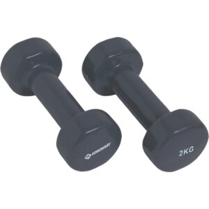 Schildkröt - Fitness Vinyl-Hanteln 2kg 2er grau