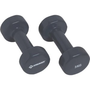 Schildkröt - Fitness Vinyl-Hanteln 3kg 2er grau