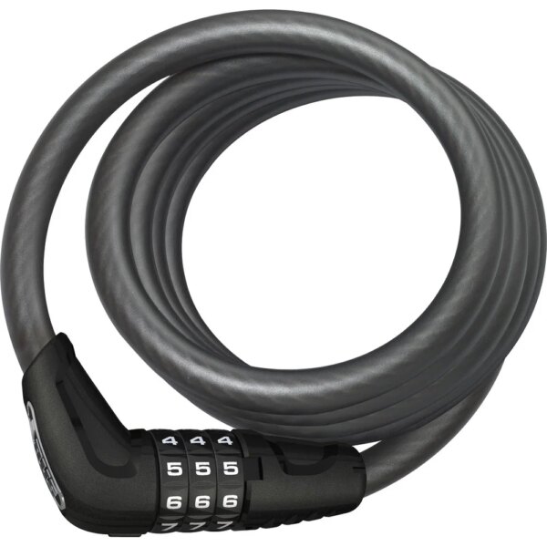 Abus-Abus-Spiralkabelschloss-Star-4508C150cm-schwarz-schwarz Abus - Abus Spiralkabelschloss Star 4508C/150cm schwarz