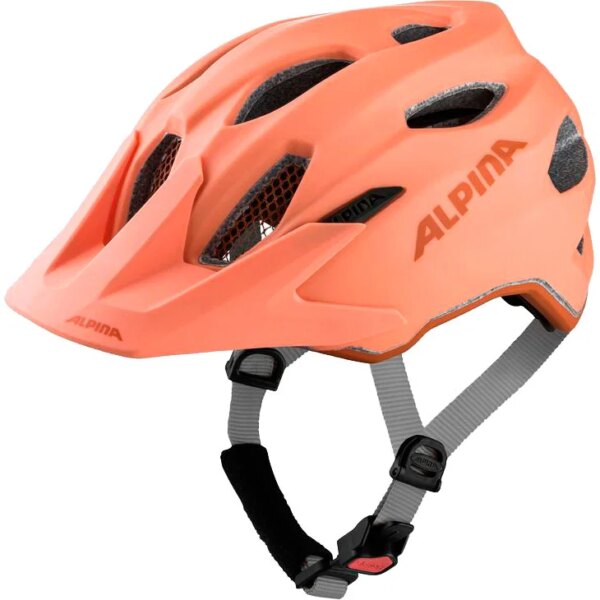 Alpina-Alpina-Carapax-JR.-Fahrradhelm-Kinder-peach-matt-orange Alpina - Alpina Carapax JR. Fahrradhelm Kinder peach matt
