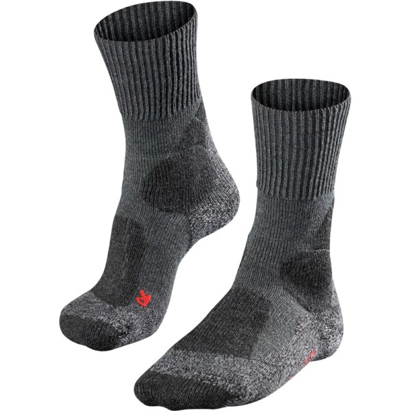 Falke-Falke-TK1-Wandersocke-grau-grau Falke - Falke TK1 Wandersocke grau