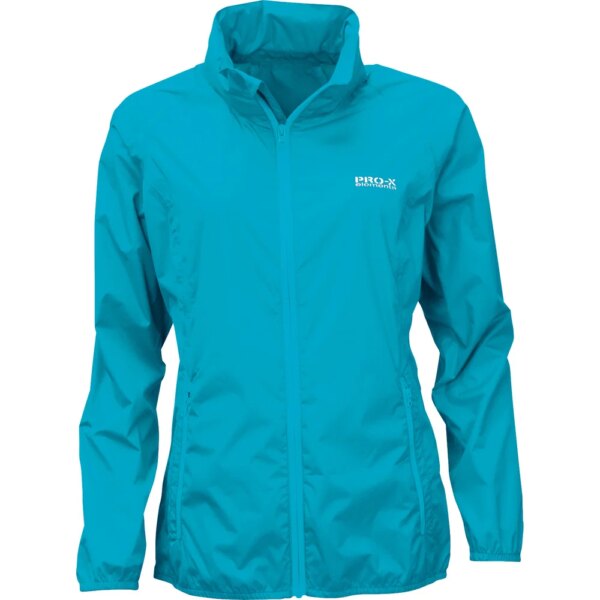 Pro-X - elements Pack-able Bike Regenjacke türkis