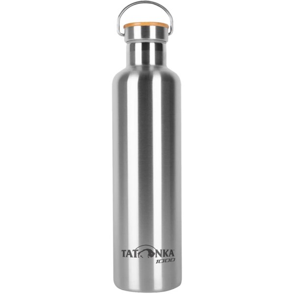 Tatonka-Tatonka-Hot-Cold-Stuff-BambooLid-1000-1L-Thermosflasche-grau Tatonka - Tatonka Hot + Cold Stuff BambooLid 1000 1L Thermosflasche