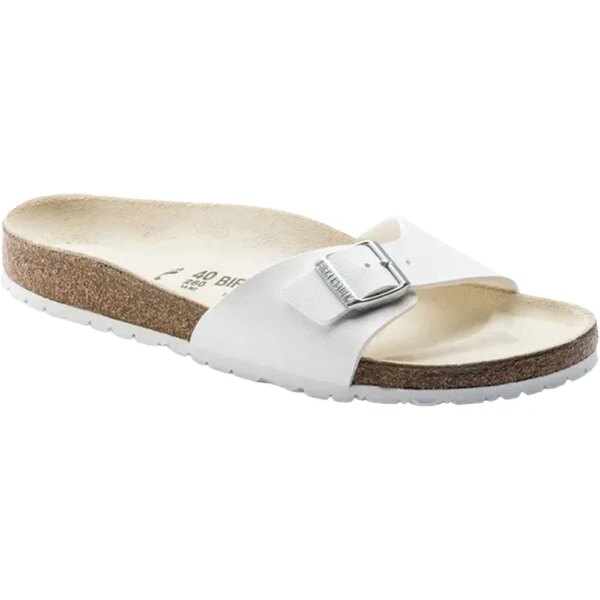 Birkenstock-Birkenstock-Madrid-Birko-Flor®-weiss-weiss Birkenstock - Birkenstock Madrid Birko-Flor® weiß