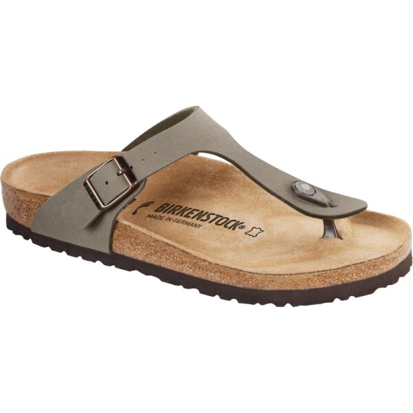 Birkenstock-Birkenstock-Gizeh-Birko-Flor®-Nubuck-stone-grau Birkenstock - Birkenstock Gizeh Birko-Flor® Nubuck stone