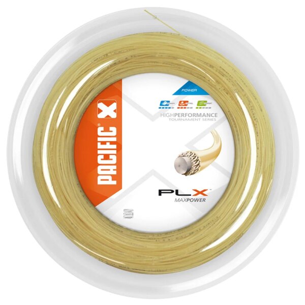 Pacific-Pacific-PLX-128mm16L-200m-Tennissaite-natur-beige Pacific - Pacific PLX 1,28mm/16L 200m Tennissaite natur