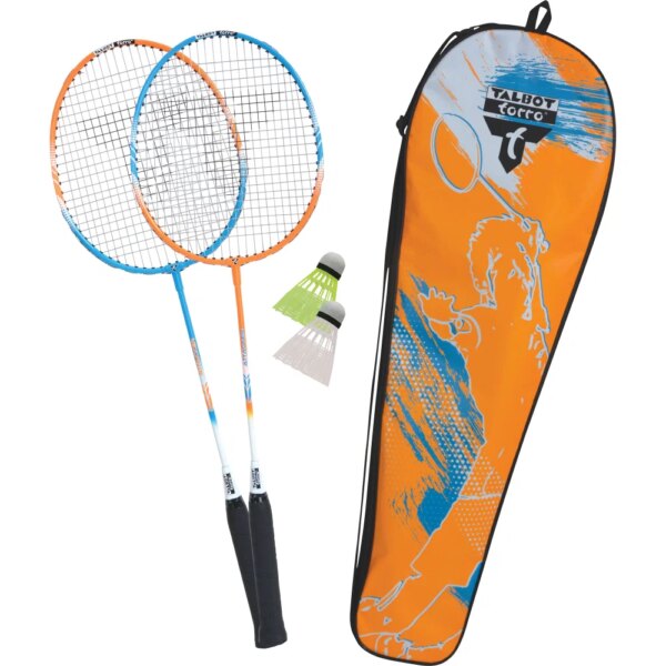 Talbot-Torro-2-Attacker-Badminton-Set-orange Talbot - Torro 2 Attacker Badminton Set
