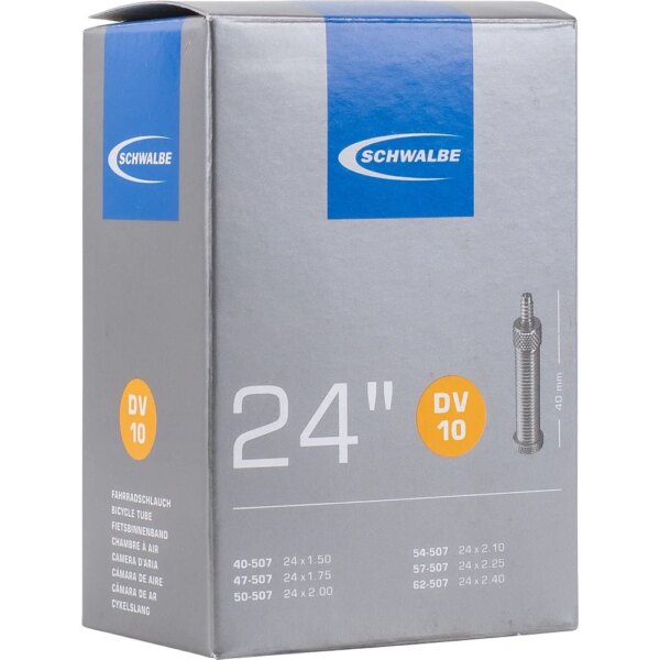 Schwalbe-Schwalbe-DV10-Standardschlauch-24-schwarz Schwalbe - Schwalbe DV10 Standardschlauch 24"