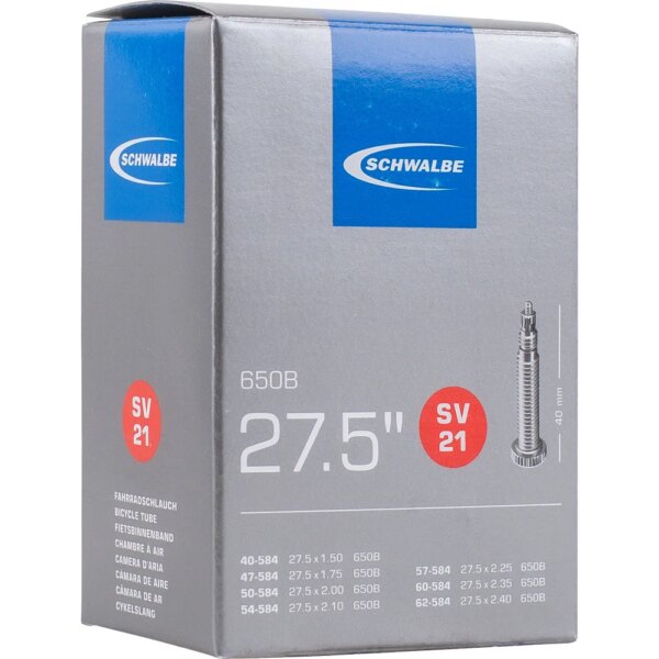 Schwalbe-Schwalbe-SV-21-Schlauch-27.5-schwarz Schwalbe - Schwalbe SV 21 Schlauch 27.5"