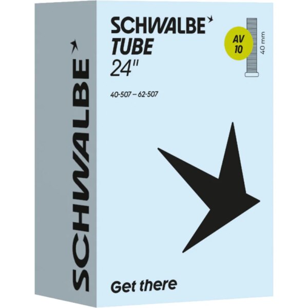 Schwalbe - Schwalbe AV10 40/62-507 40mm Standardschlauch 24"