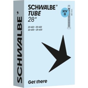 Schwalbe - Schwalbe SCV15 23/30-622/630 60mm Rennrad Schlauch 28"