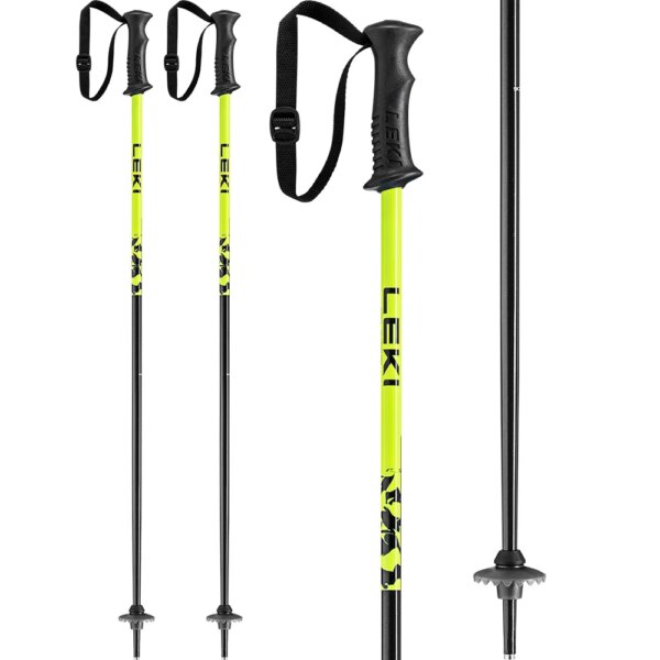 LEKI-LEKI-Rider-Kinder-black-neonyellow-gelb LEKI - LEKI Rider Kinder black neonyellow