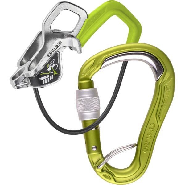 Edelrid - Edelrid Mega Jul Belay Kit Bulletproof Screw Sicherungsgerät oasis