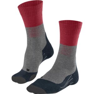 Falke - Falke TK2 Socken lightgrey red