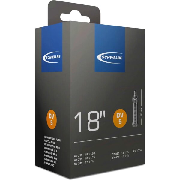 Schwalbe - Schwalbe DV5 Standardschlauch 18" 20"