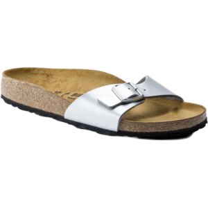 Birkenstock - Birkenstock Madrid Birko-Flor® silber