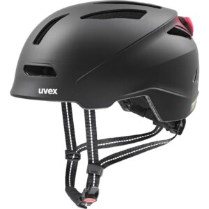 Uvex - Uvex Urban Planet LED Fahrradhelm black matt