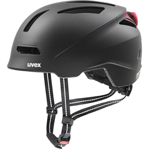 Uvex-Uvex-Urban-Planet-LED-Fahrradhelm-black-matt-schwarz Uvex - Uvex Urban Planet LED Fahrradhelm black matt
