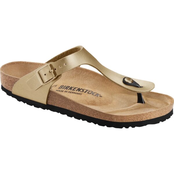 Birkenstock-Birkenstock-Gizeh-Birko-Flor®-gold-beige Birkenstock - Birkenstock Gizeh Birko-Flor® gold