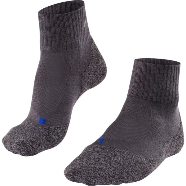Falke-Falke-TK2-Explore-Cool-Short-Socken-asphalt-melange-grau Falke - Falke TK2 Explore Cool Short Socken asphalt melange