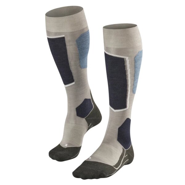 Falke-Falke-SK6-Skisocke-grey-melange-grau Falke - Falke SK6 Skisocke grey melange