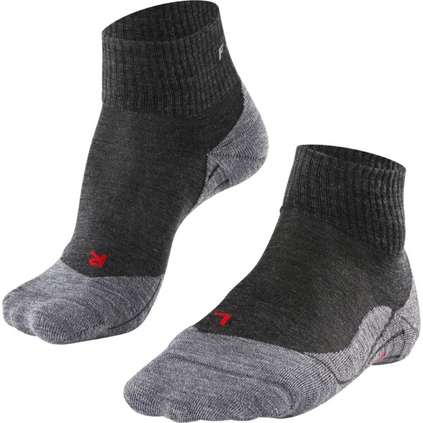 Falke - Falke TK5 Wander Short Socken asphalt melange