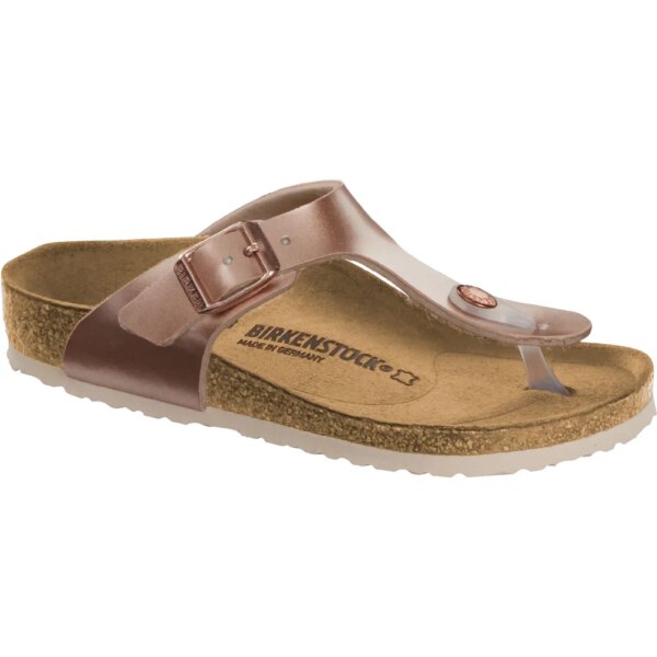 Birkenstock-Birkenstock-Gizeh-Kinder-electric-metallic-copper-rosapink Birkenstock - Birkenstock Gizeh Kinder electric metallic copper