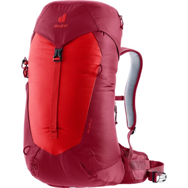 deuter-deuter-AC-Lite-24L-Rucksack-cherry-rot deuter - deuter AC Lite 24L Rucksack cherry