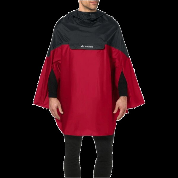 VAUDE - VAUDE Cover Poncho III indian red