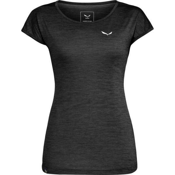 SALEWA - SALEWA Puez Melange Dry T-Shirt black out melange